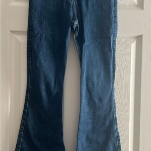 Hollister Dark Blue Flare Jeans high rise size 1R